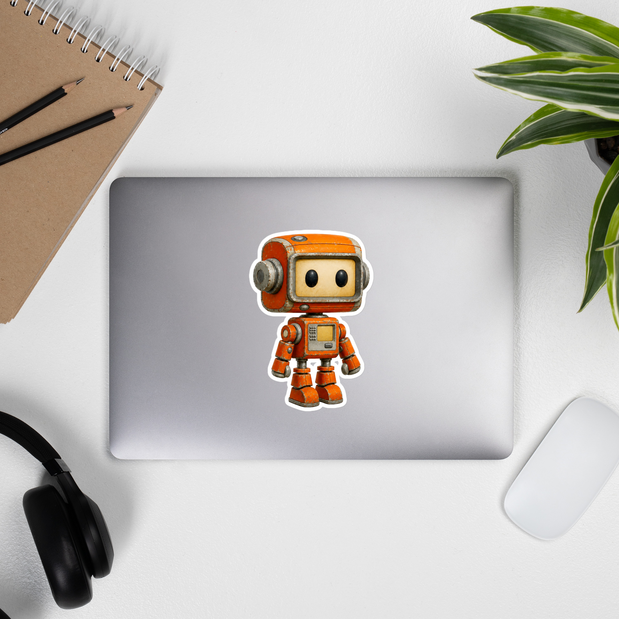 Nano Bot Bubble Free Stickers