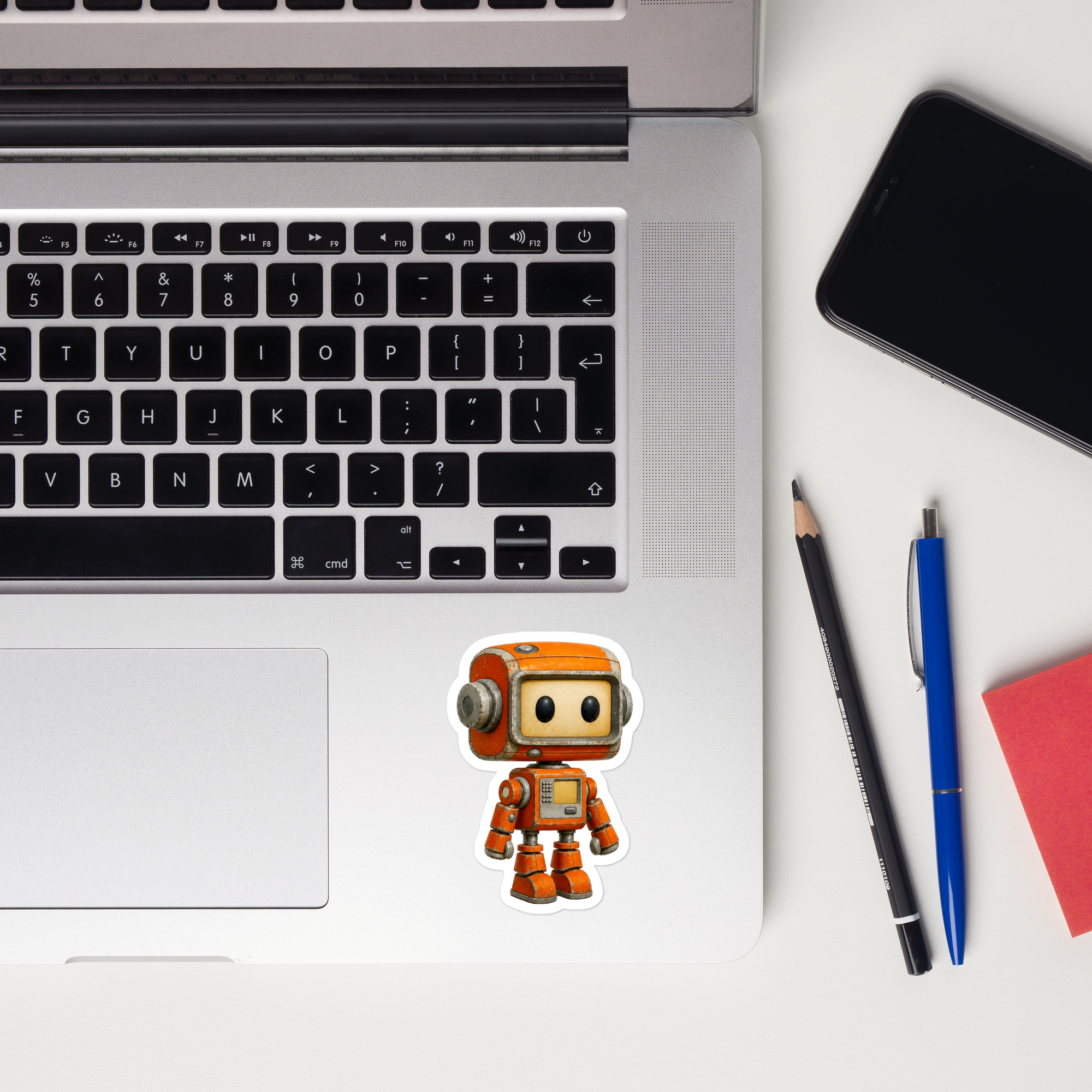 Nano Bot Bubble Free Stickers